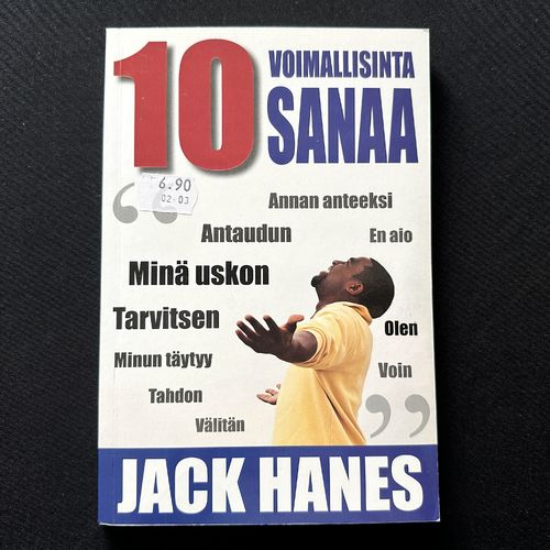 10 voimallisinta sanaa – Jack Hanes (käytetty)
