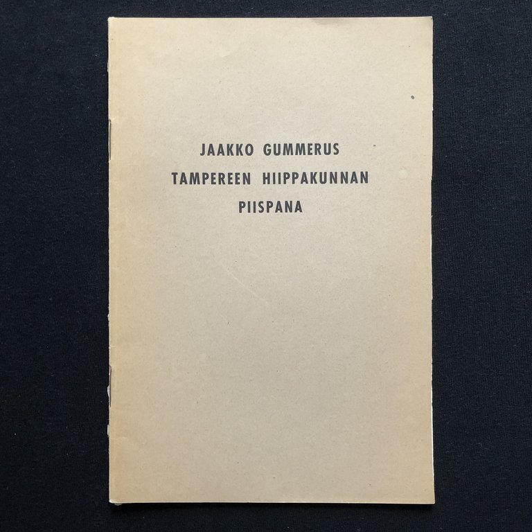 Jaakko Gummerus Tampereen hiippakunnan piispana (k&auml;ytetty)